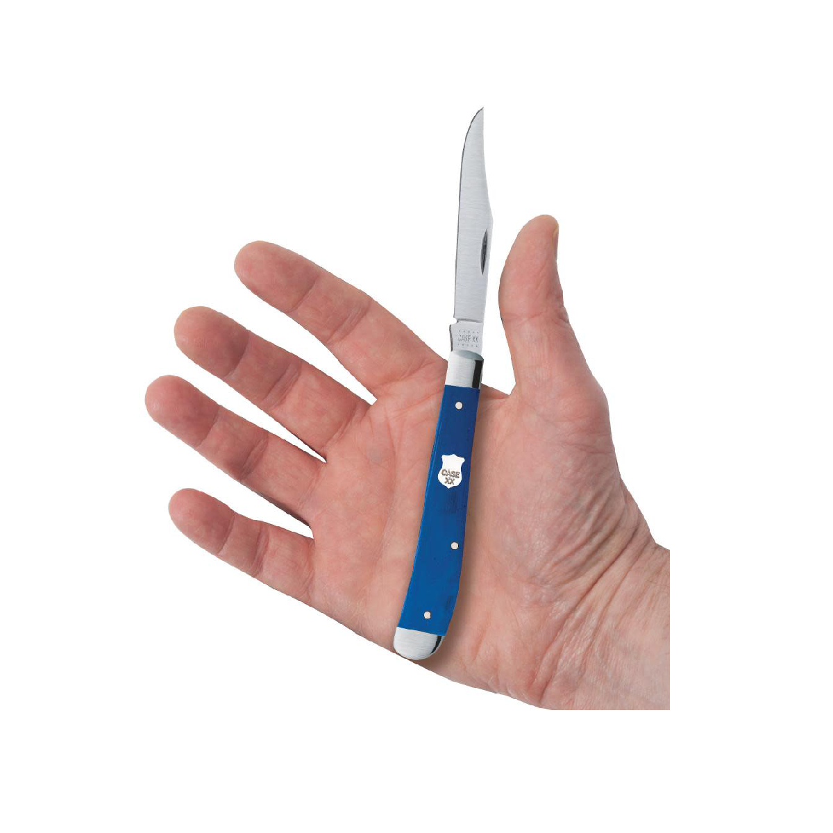 CASE KNIVES SMOOTH BLUE G10 SLIMLINE TRAPPER