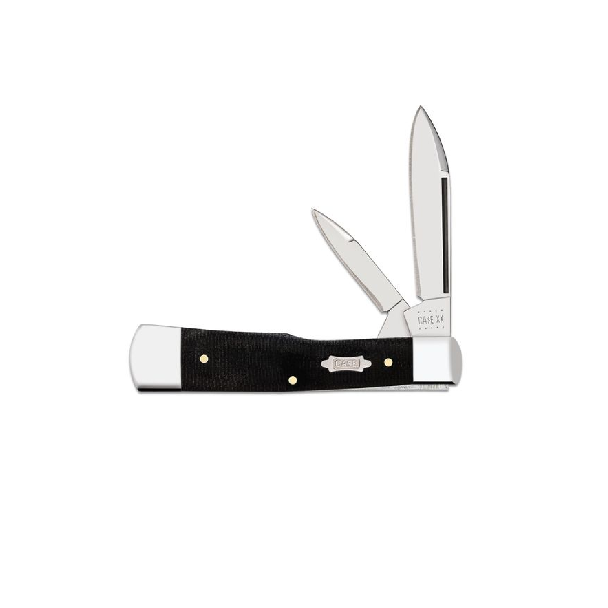 CASE KNIVES BLACK CANVAS LAMINATE GUNSTOCK