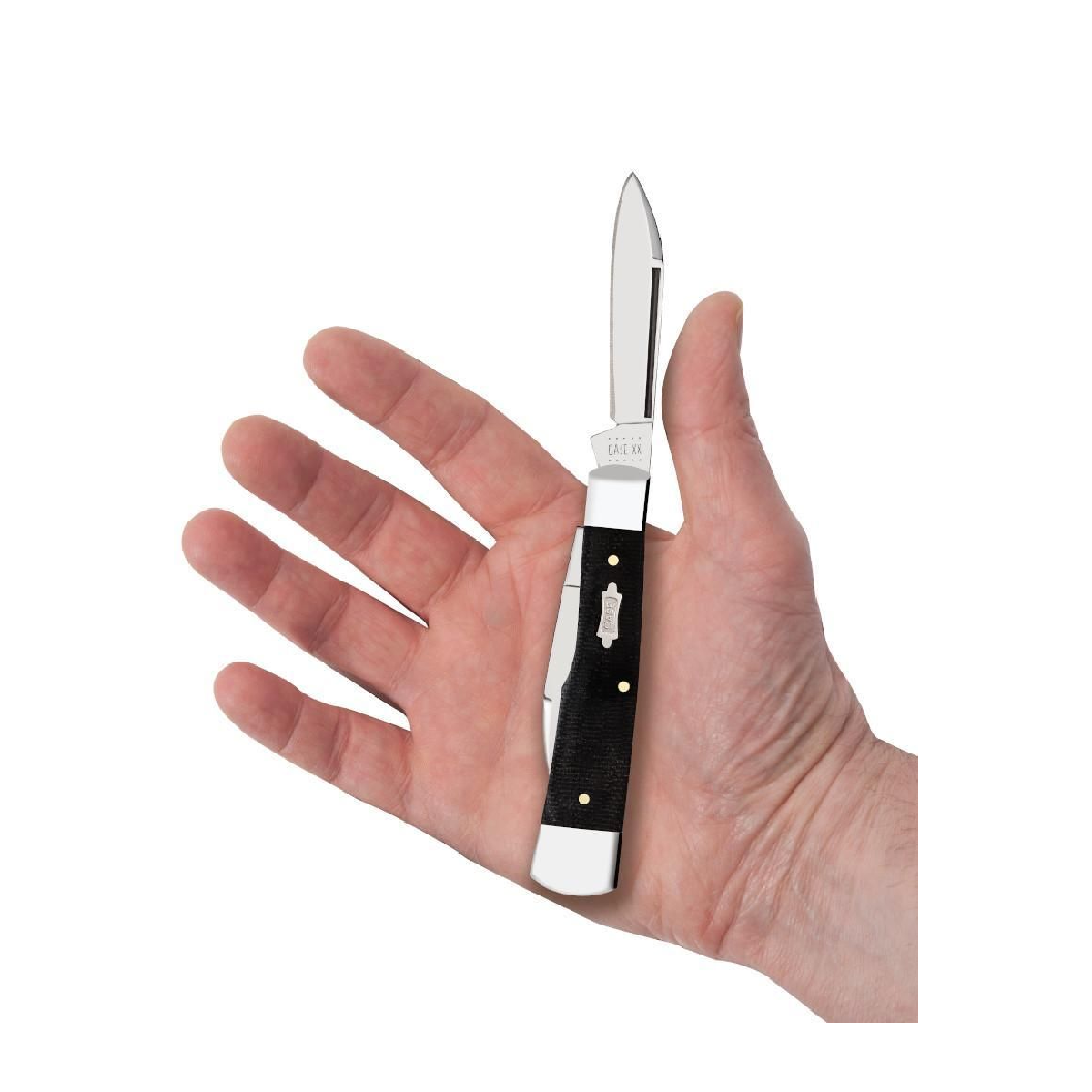 CASE KNIVES BLACK CANVAS LAMINATE GUNSTOCK