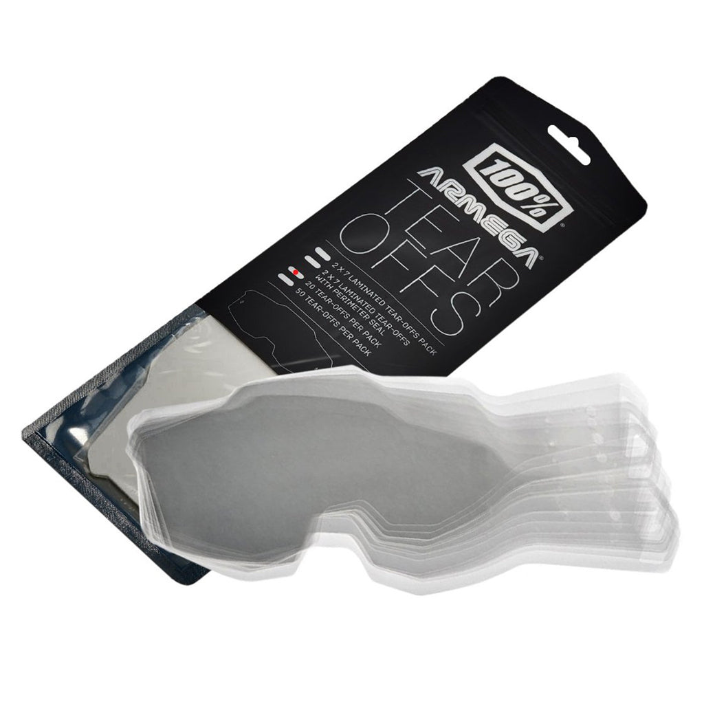 100% REPLACEMENT TEAR-OFF KIT FOR HELMET GOOGLES