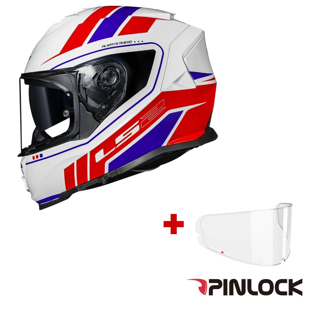 LS2 FF800 STORM II MOTORCYCLE FULL FACE HELMET w/ PINLOCK