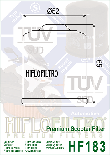 HIFLO FILTRO PREMIUM MOTORCYCLE OIL FILTERS