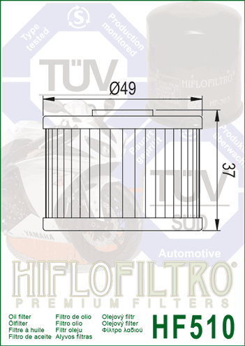 HIFLO FILTRO PREMIUM MOTORCYCLE OIL FILTERS