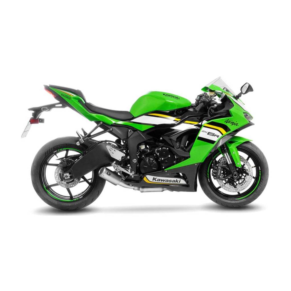 LEO VINCE LV CORSA S TITANIUM FOR KAWASAKI ZX-6R NINJA 2024 - 2026 SLIP-ON