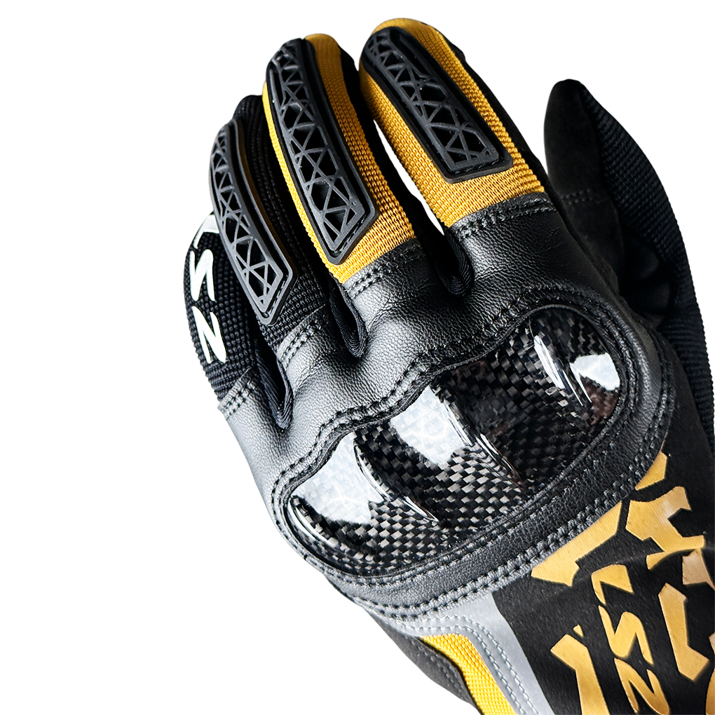 LS2 DEFEND CARBON MAN MOTORCYCLE GLOVES