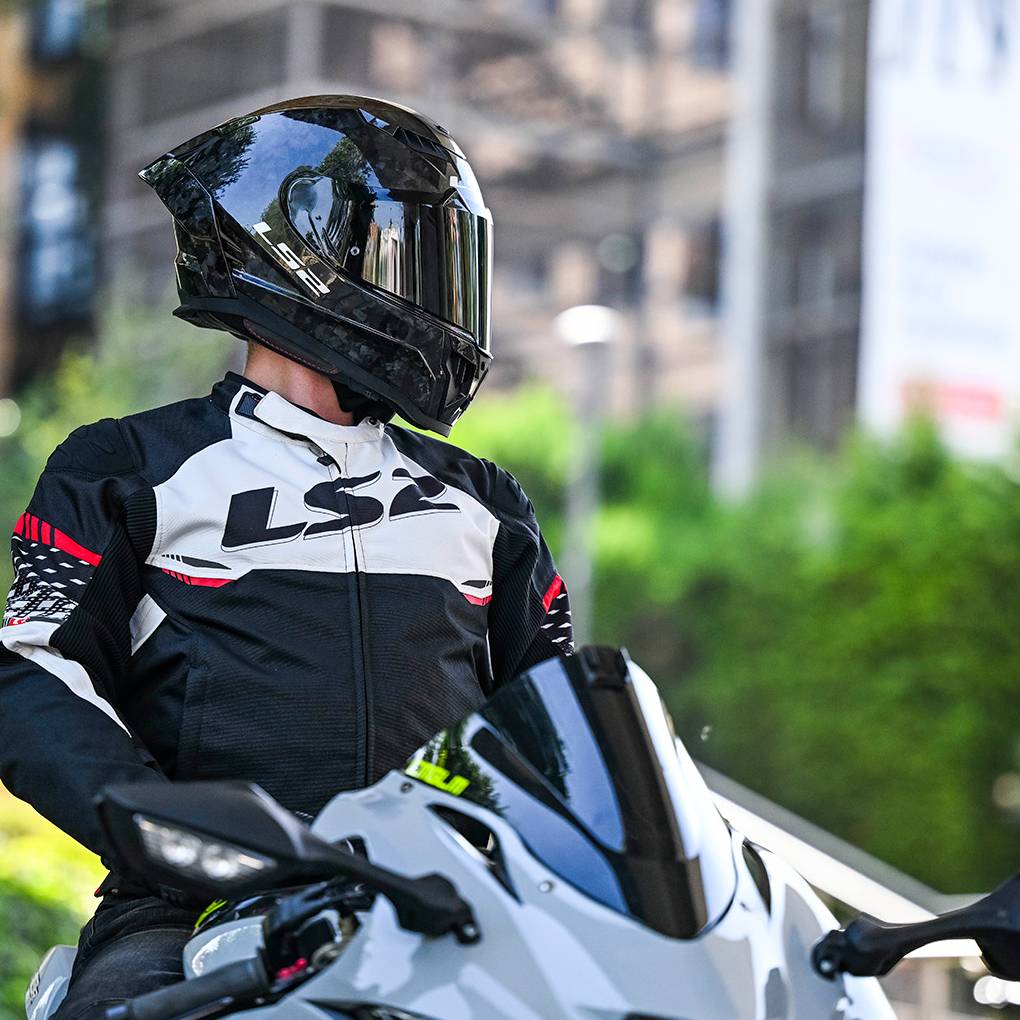 LS2 FF807 DRAGON C MOTORCYCLE FULL FACE HELMET