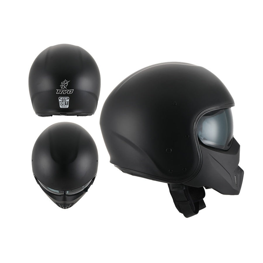 RYO RO-5V MOTORCYCLE OPEN FACE HELMET