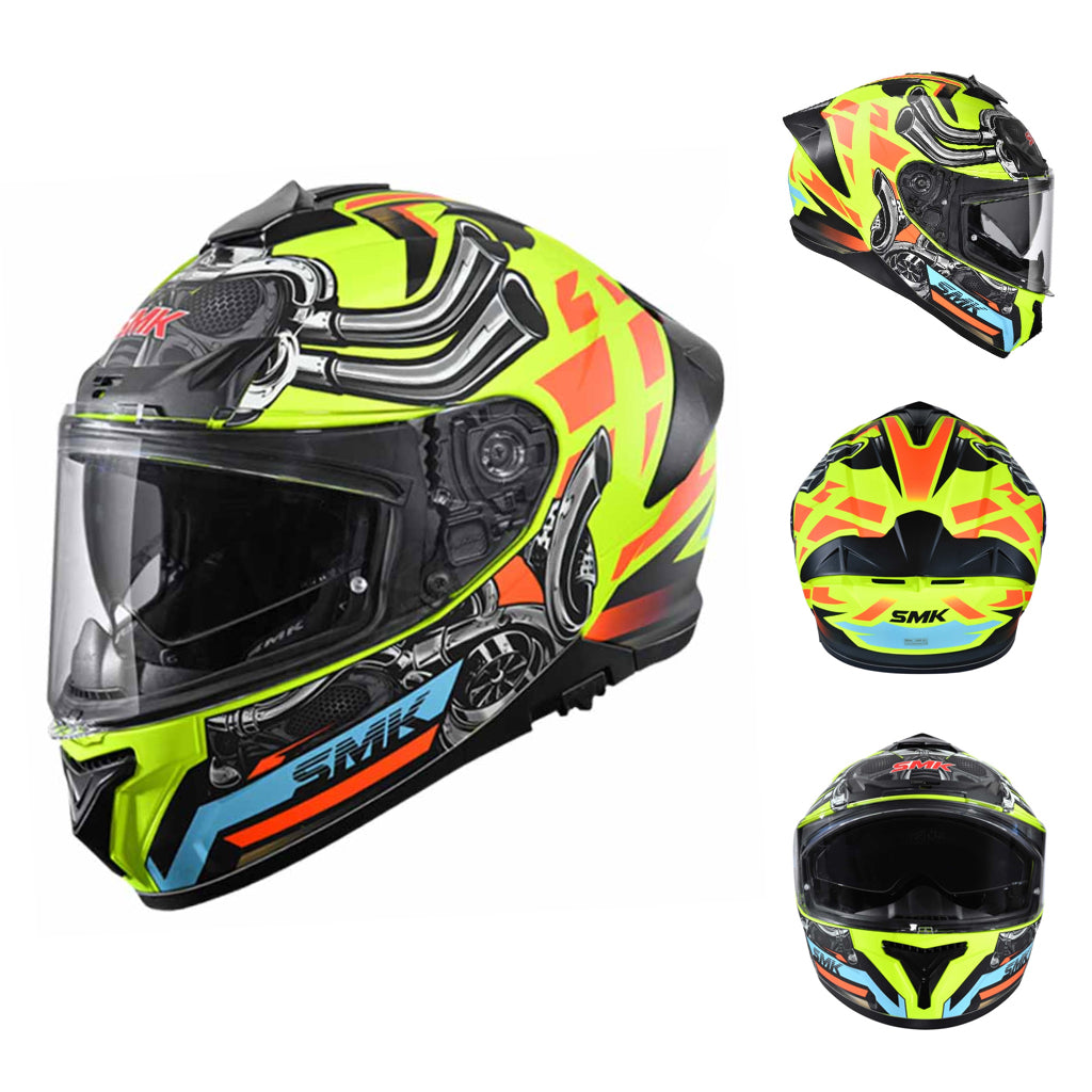 SMK TYPHOON MOTORCYCLE FULL FACE HELMET