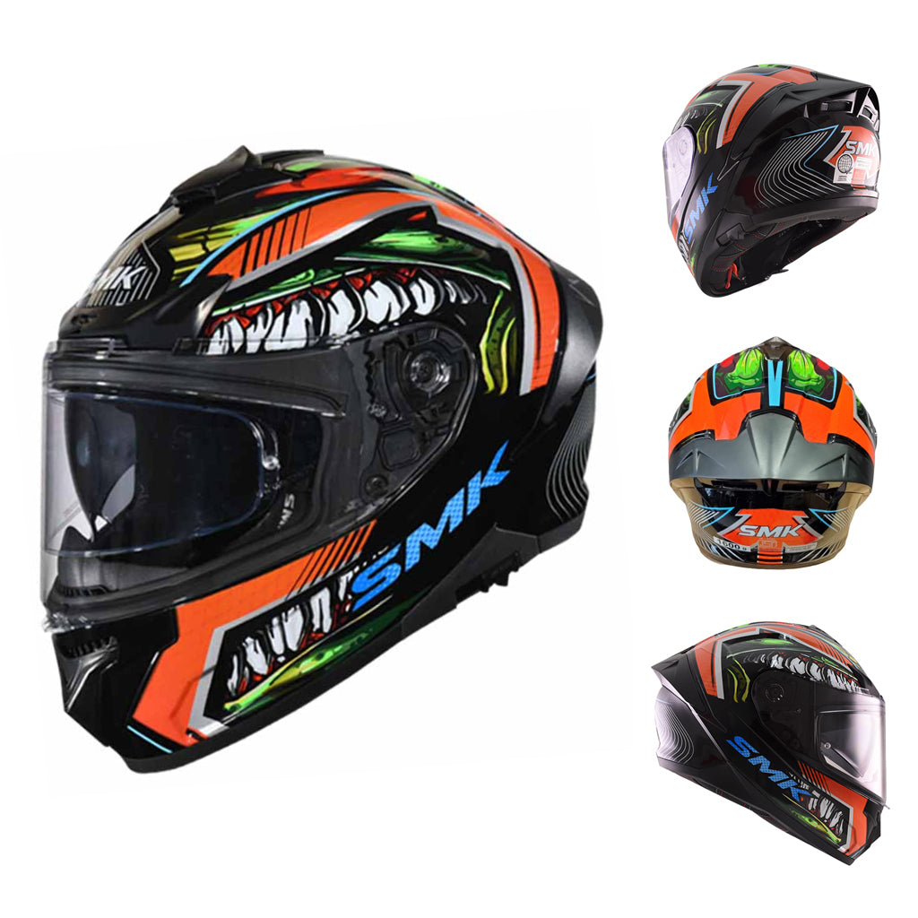 SMK TYPHOON MOTORCYCLE FULL FACE HELMET