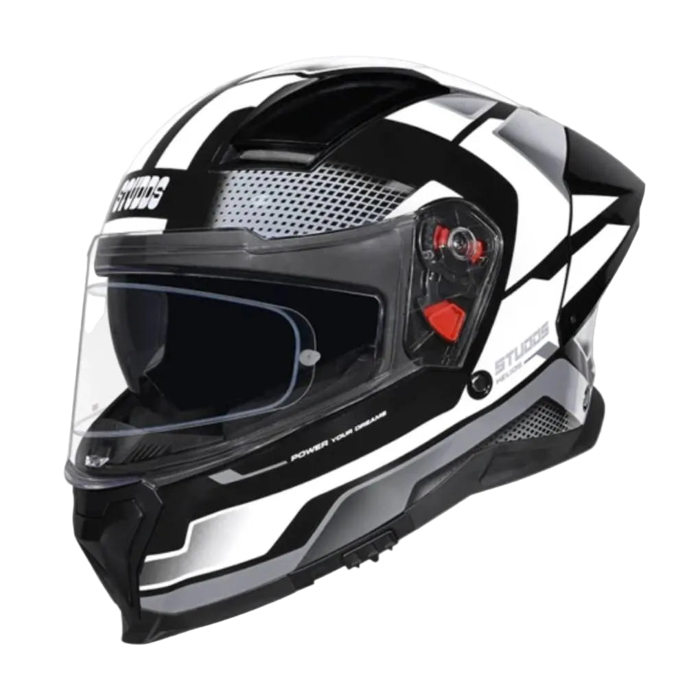 STUDDS HELIOS MOTORCYCLE FULLFACE HELMET w/ FREE VISOR