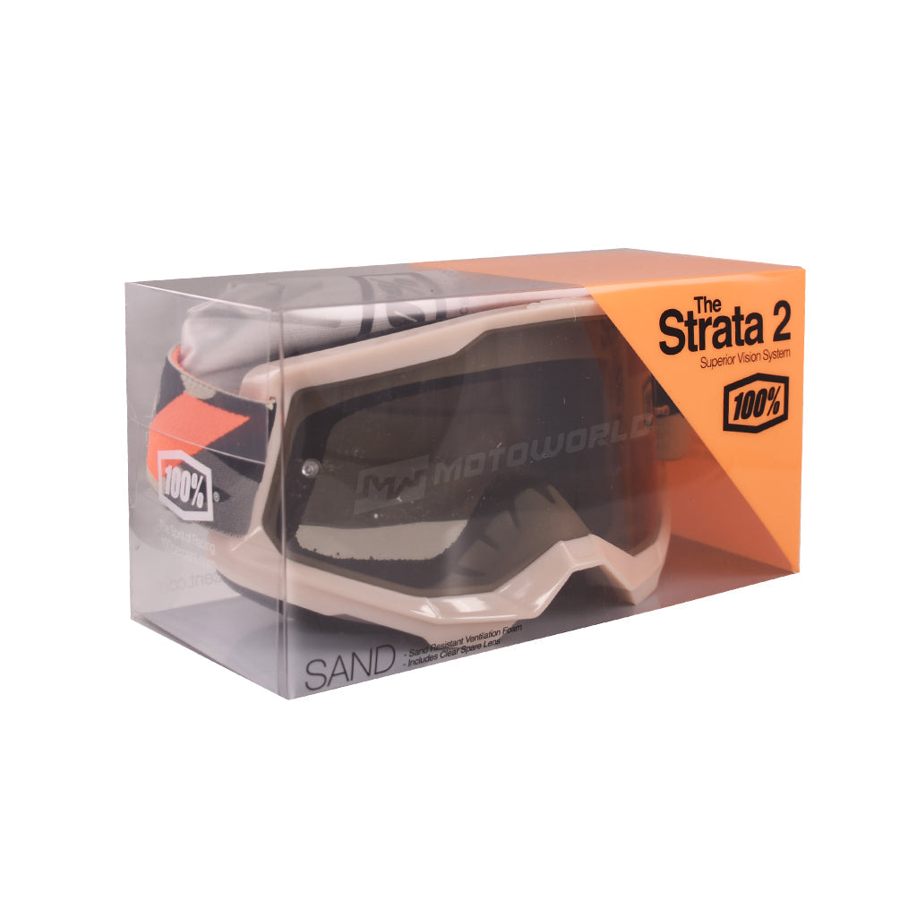 100% STRATA 2 MX/MTB GOOGLES