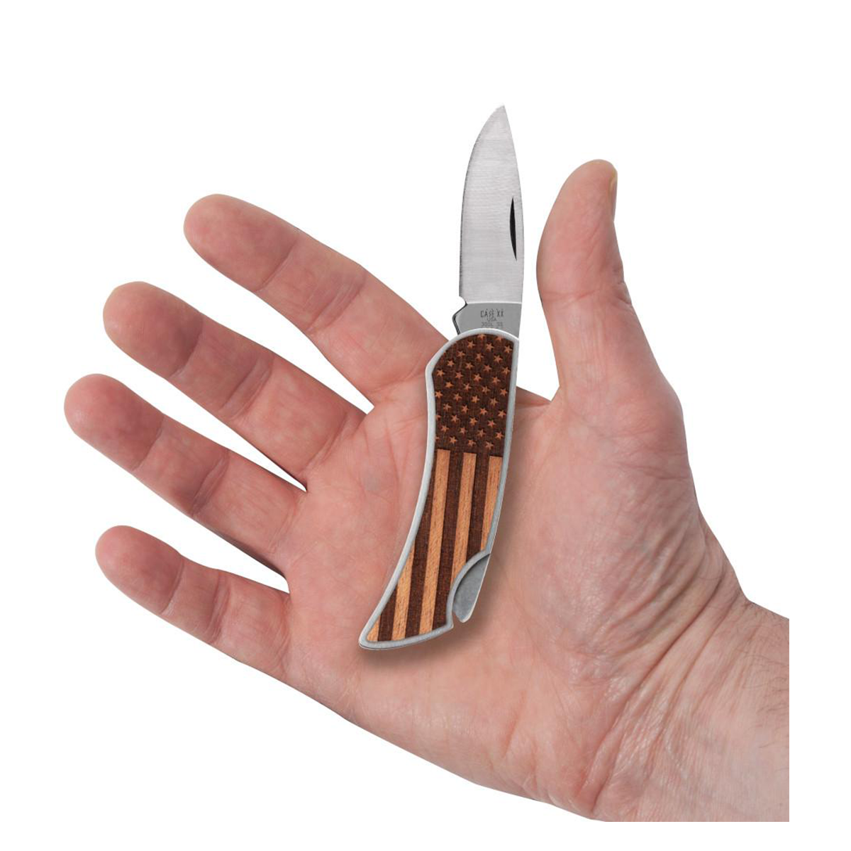 CASE KNIVES WOODCHUCK AMERICAN FLAG EXECUTIVE LOCKBACK