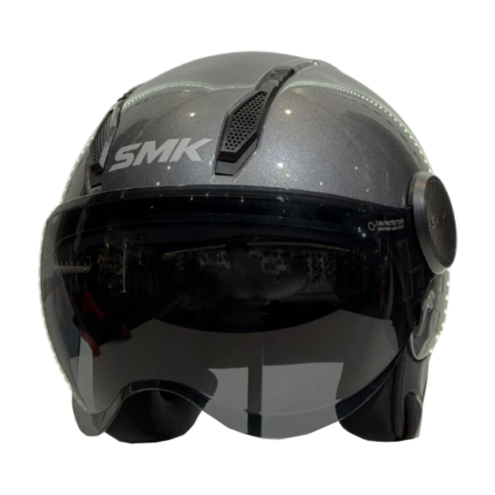 SMK LAMINAR MOTORCYCLE OPEN FACE HELMET