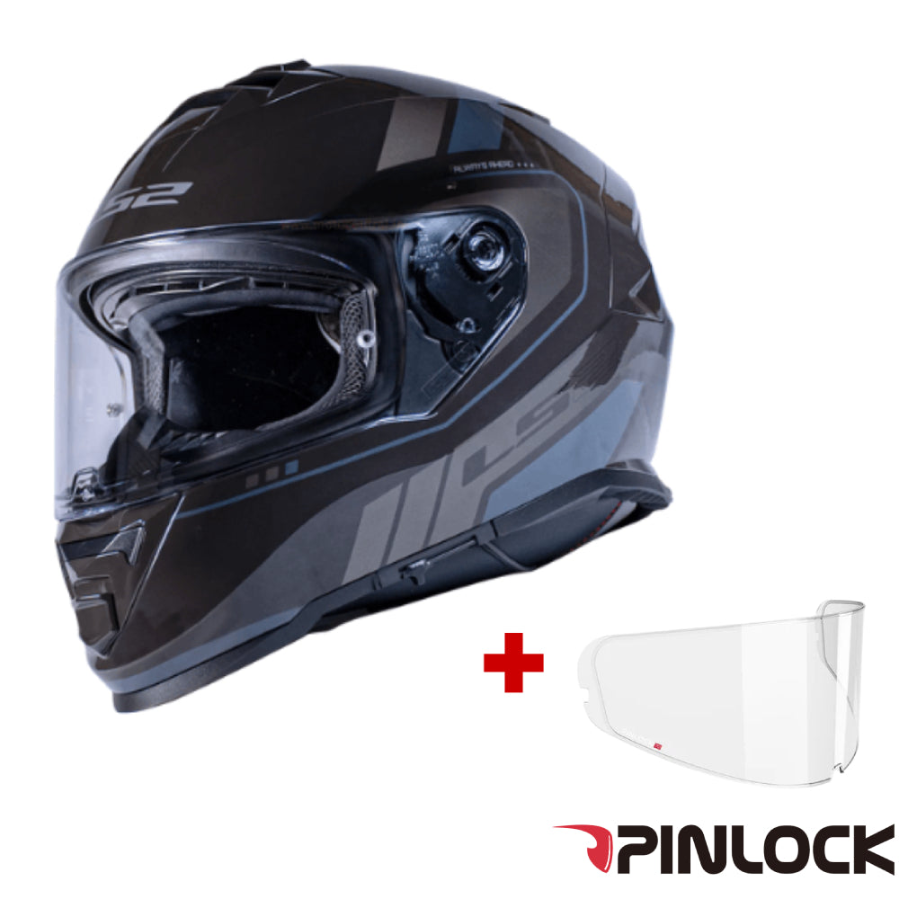 LS2 FF800 STORM II MOTORCYCLE FULL FACE HELMET w/ PINLOCK