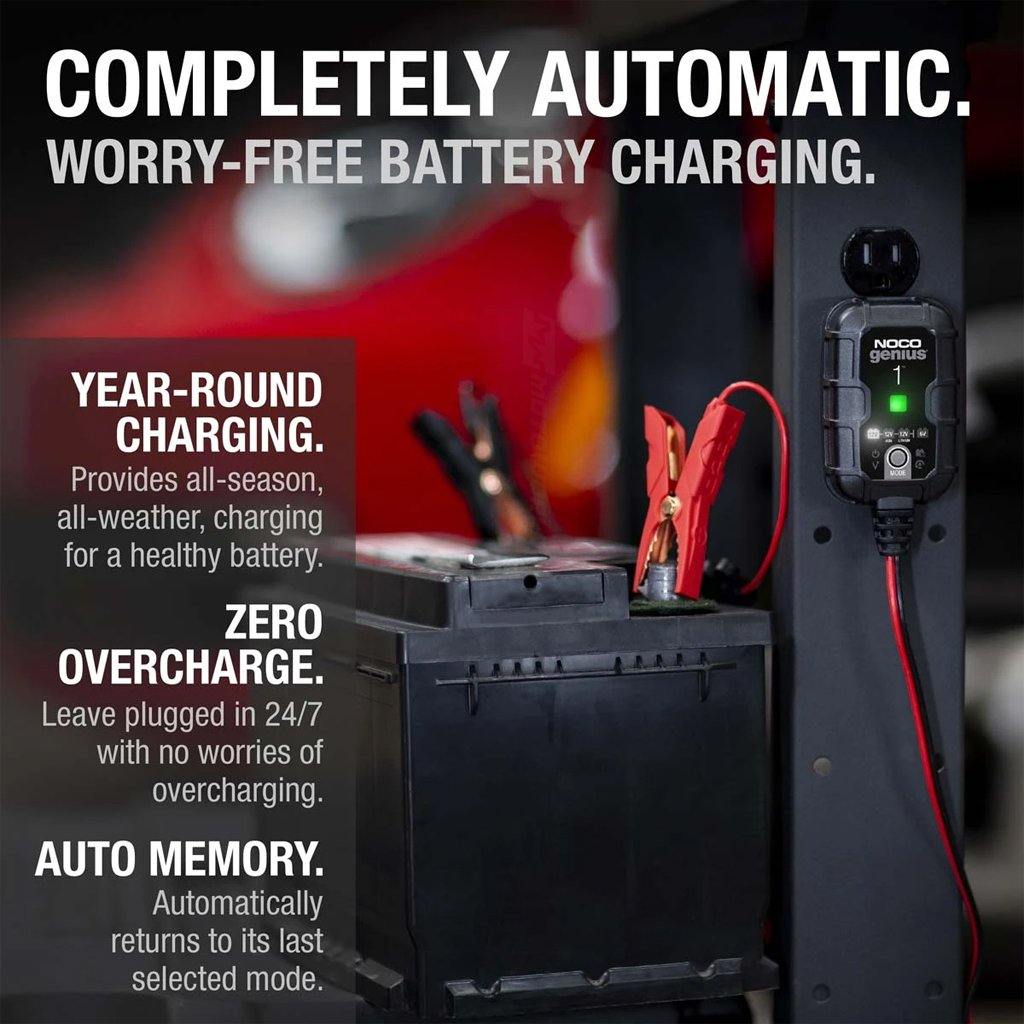 NOCO GENIUS1 BATTERY CHARGER 1AMP - Motoworld Philippines