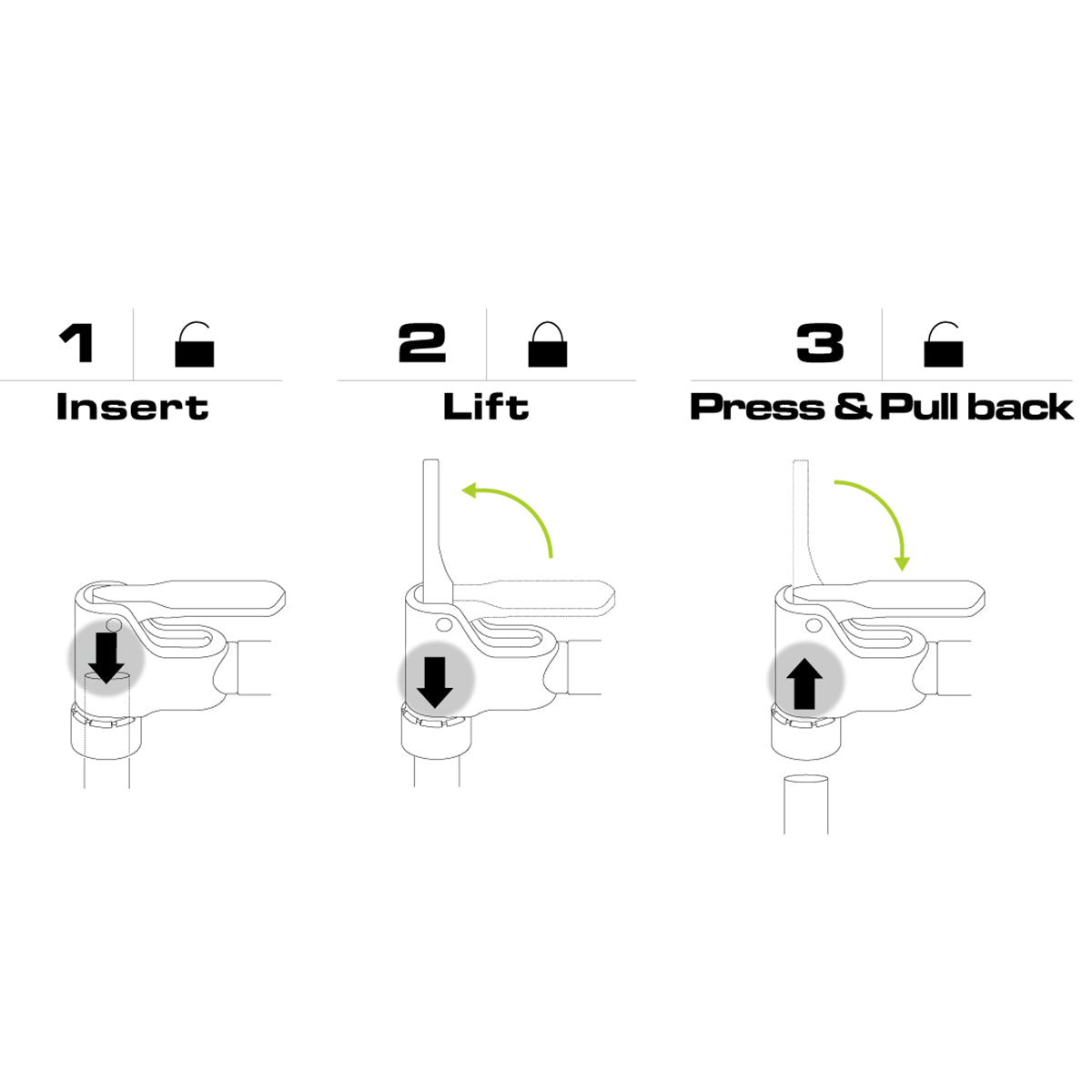 BIRZMAN BICYCLE TIRE PUMP WITH FLICK IT (FLOOR PUMP)