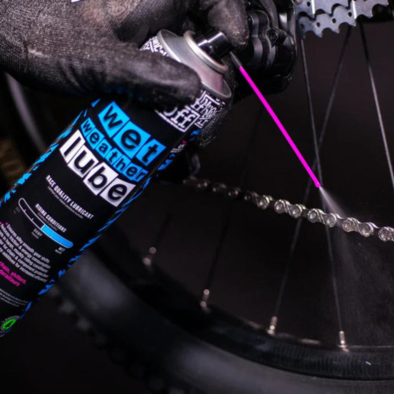 MUC-OFF BIKE WET LUBE CHAIN AEROSOL (400ML)