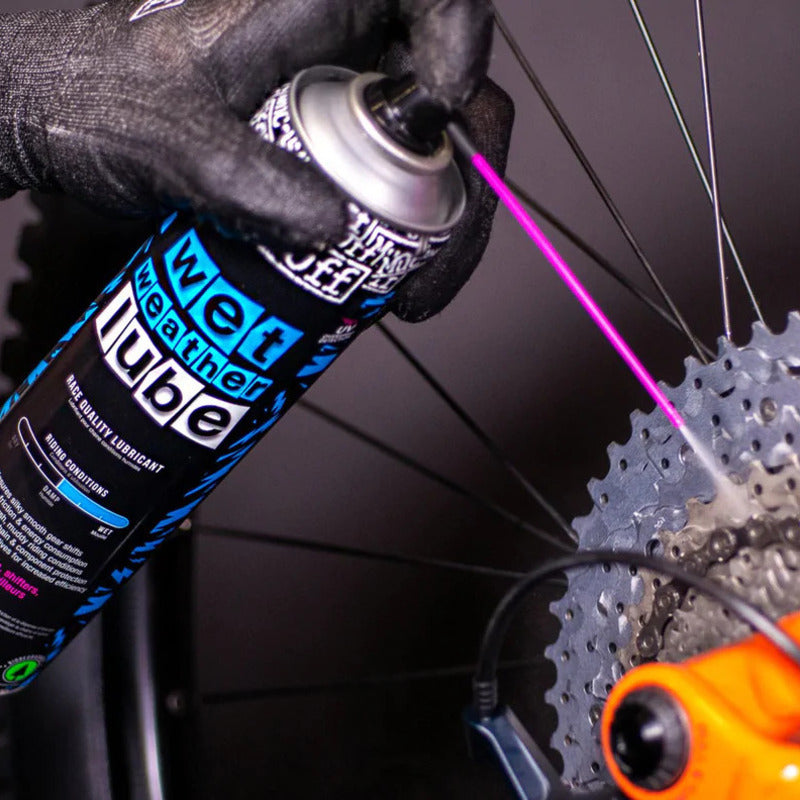MUC-OFF BIKE WET LUBE CHAIN AEROSOL (400ML)