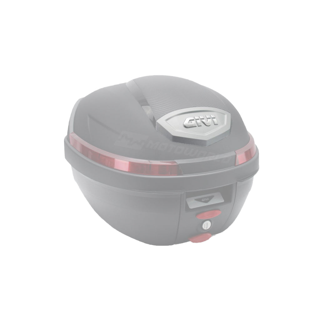 GIVI TOP BOX/CASE PAINTED PLATE SILVER