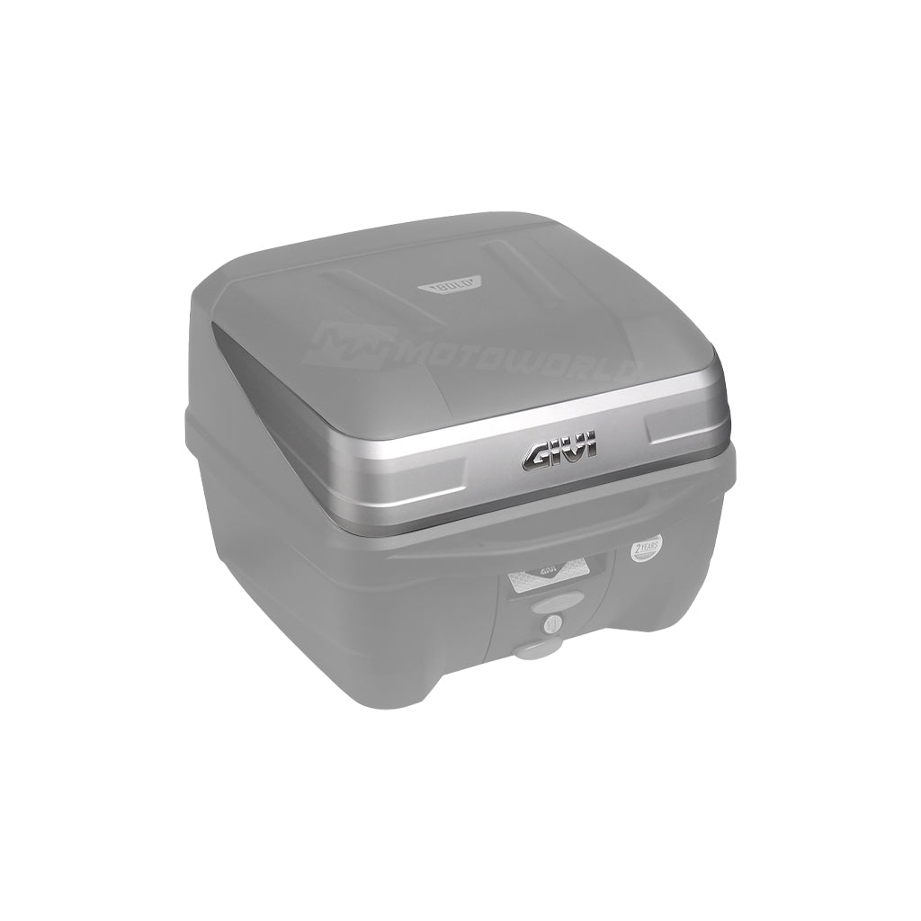 GIVI TOP BOX/CASE PAINTED PLATE SILVER