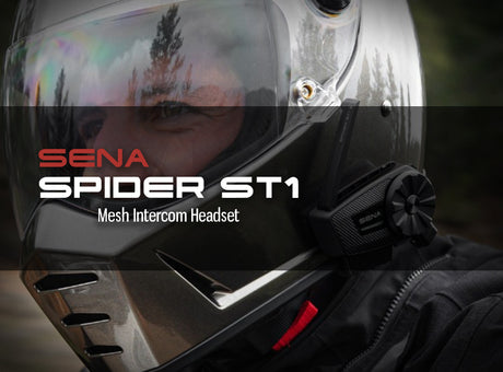 SENA releases the new Spider ST1 Mesh Intercom Headset