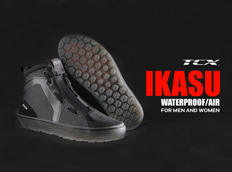 TCX IKASU "The next generation of sneakers for motorcycle riders."