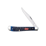 CASE KNIVES ROGERS JIG NAVY BLUE BONE SLIMLINE TRAPPER