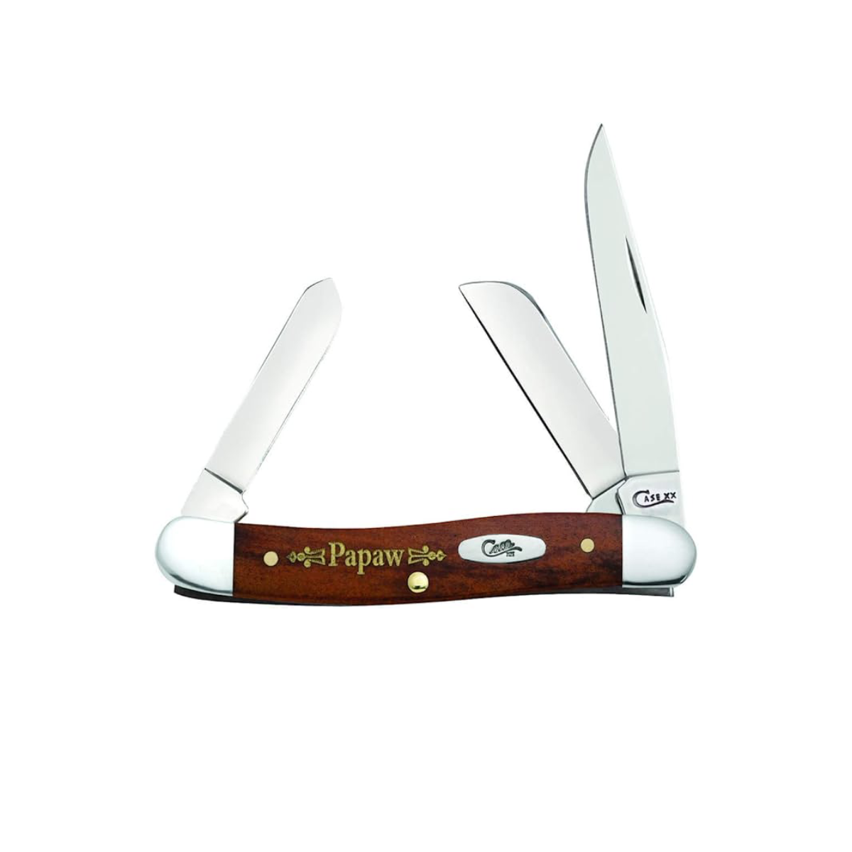 CASE KNIVES GRANDPA SERIES CHESTNUT BONE MEDIUM STOCKMAN PAPAW