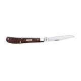 FGO CASE KNIVES BROWN SYNTHETIC SLIMLINE TRAPPER