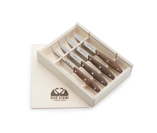 DUE CIGNI STEAK AMERICA 4 PCS SET "1896" LINE
