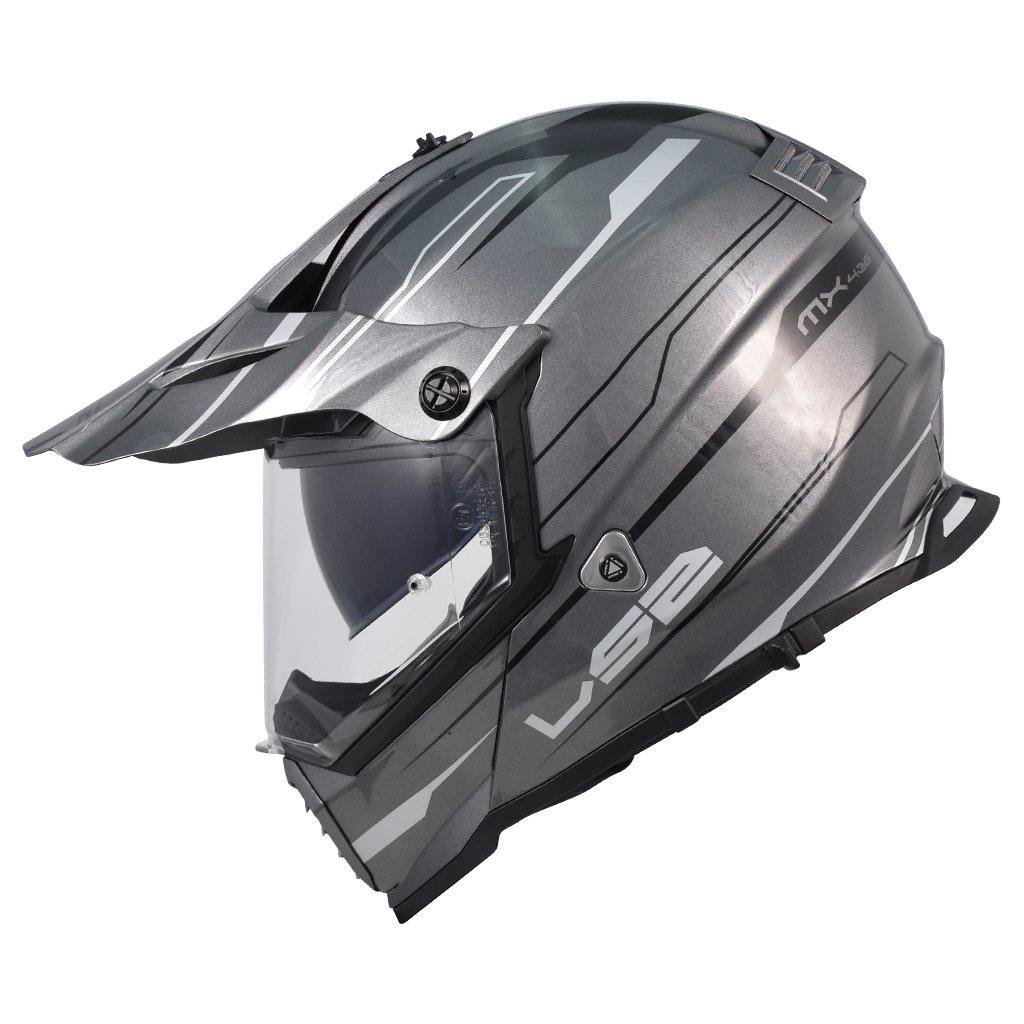 LS2 MX436 EVO PIONEER MOTORCYCLE MOTARD HELMET