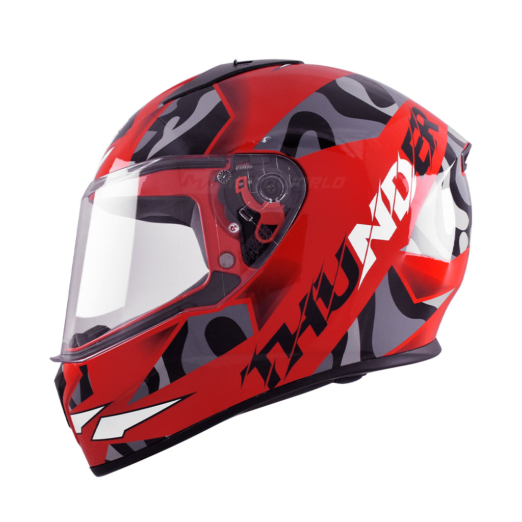 STUDDS THUNDER MOTORCYCLE FULL FACE HELMET (w/ FREE EXTRA VISOR)