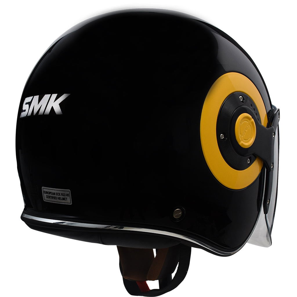 SMK RETRO JET MOTORCYCLE OPEN FACE HELMET