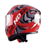 STUDDS THUNDER MOTORCYCLE FULL FACE HELMET (w/ FREE EXTRA VISOR)