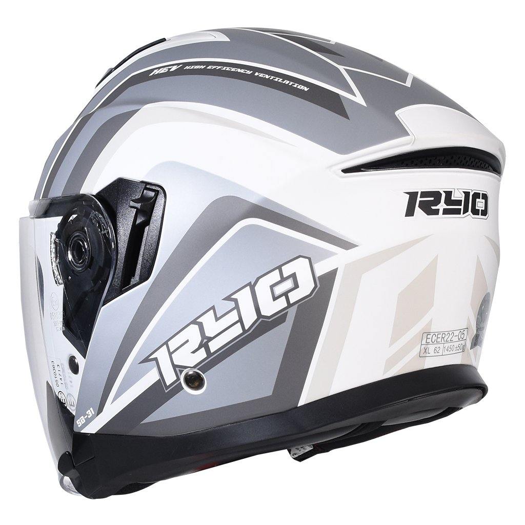 RYO RO-3 (SB-31) MOTORCYCLE OPEN FACE HELMET