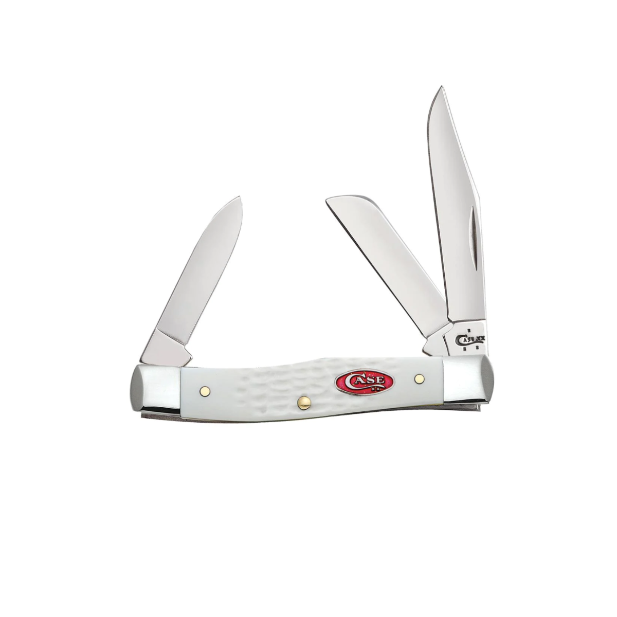 CASE KNIVES SPARXX STANDARD JIG WHITE SYNTHETIC MEDIUM STOCKMAN