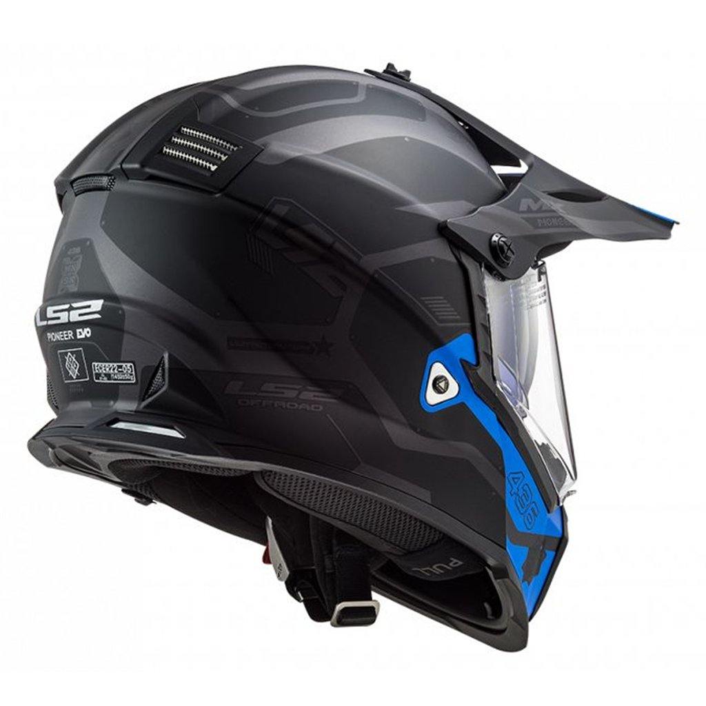 LS2 MX436 EVO PIONEER MOTORCYCLE MOTARD HELMET