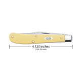 CASE KNIVES YELLOW SYNTHETIC SLIMLINE TRAPPER