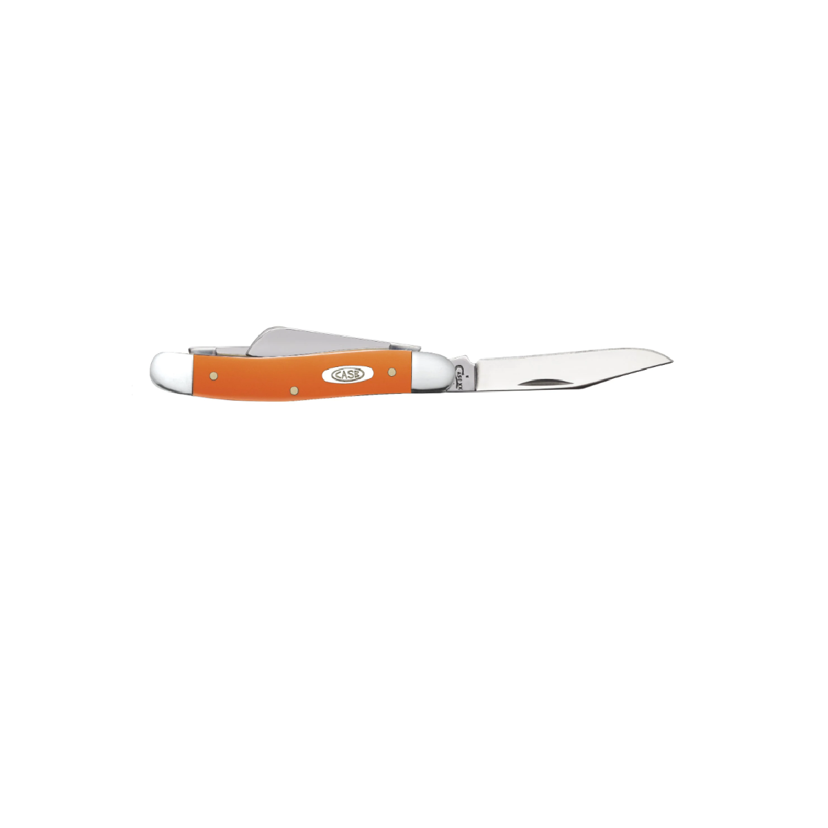 CASE KNIVES ORANGE SYNTHETIC MEDIUM STOCKMAN