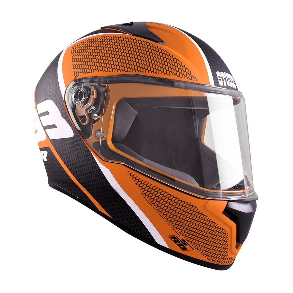 STUDDS THUNDER MOTORCYCLE FULL FACE HELMET (w/ FREE EXTRA VISOR)