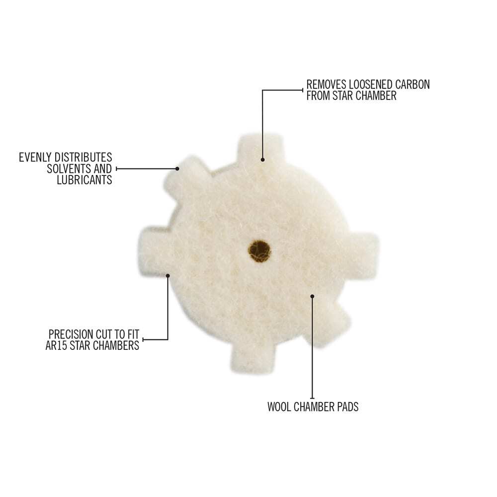 REAL AVID AR15 STAR CHAMBER CLEANING PADS