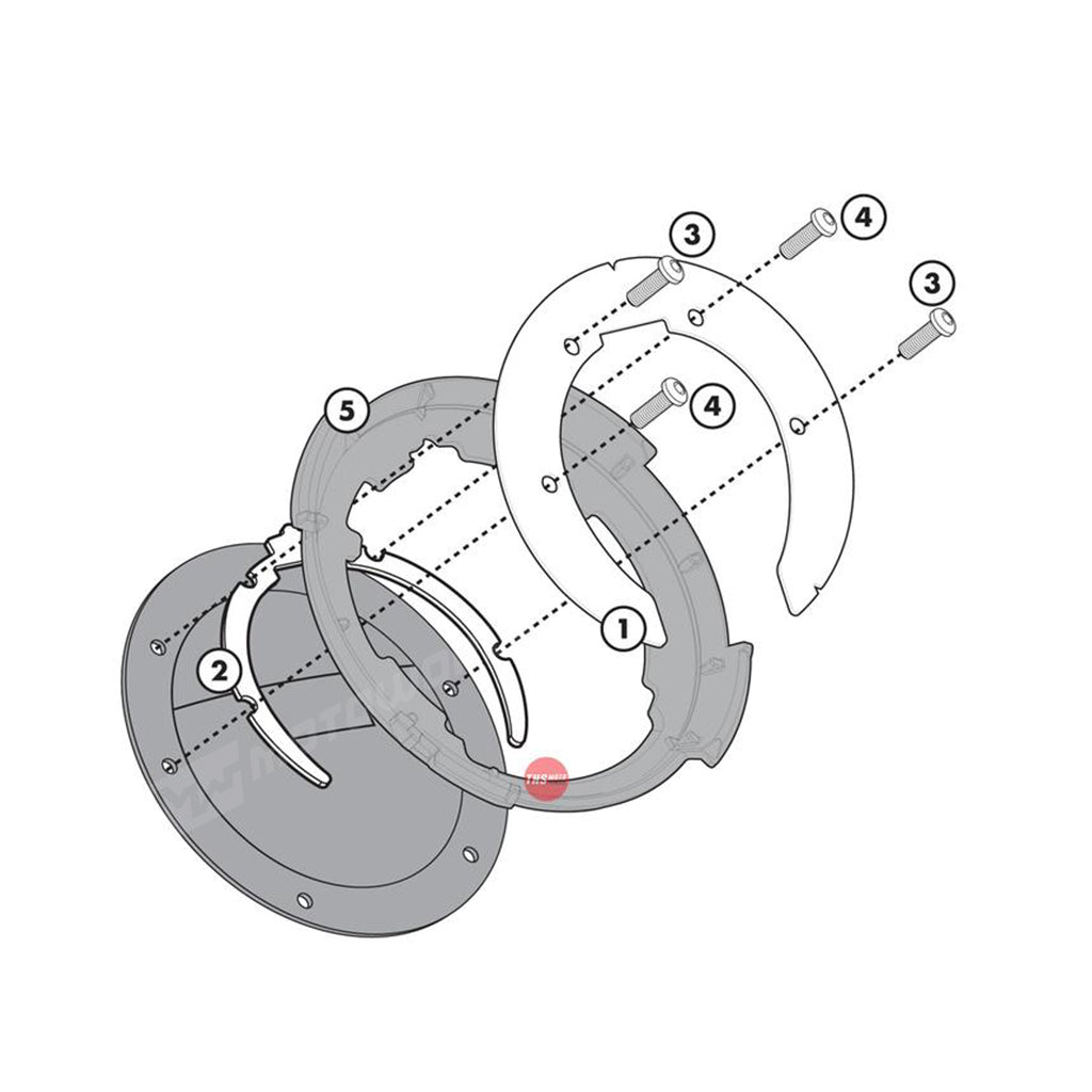 GIVI MOTORCYCLE FLANGE