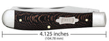 CASE KNIVES BLACK SYCAMORE WOOD TRAPPER