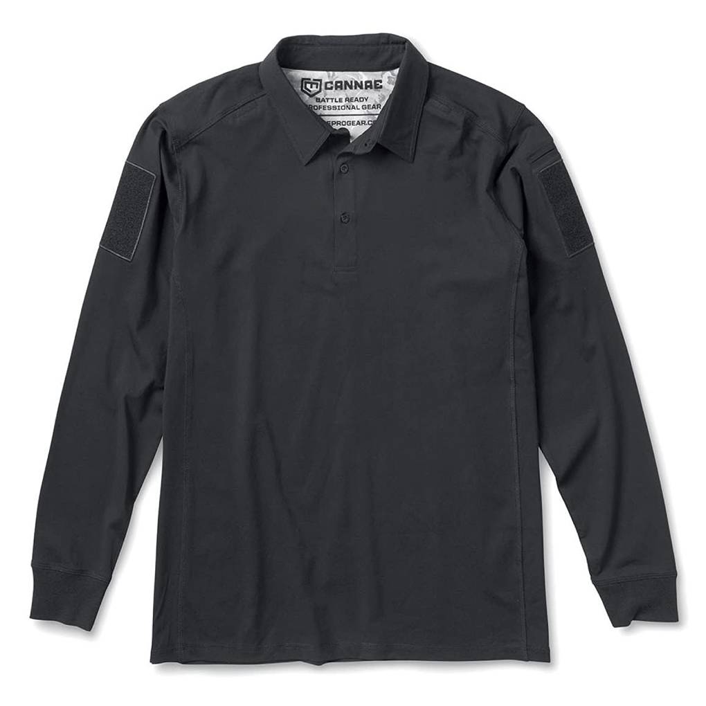 CANNAE  CPG-APS-PLC-B LONG SLEEVE POLO SHIRT