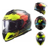 LS2 FF800 STORM GRAPHICS FULL FACE HELMET