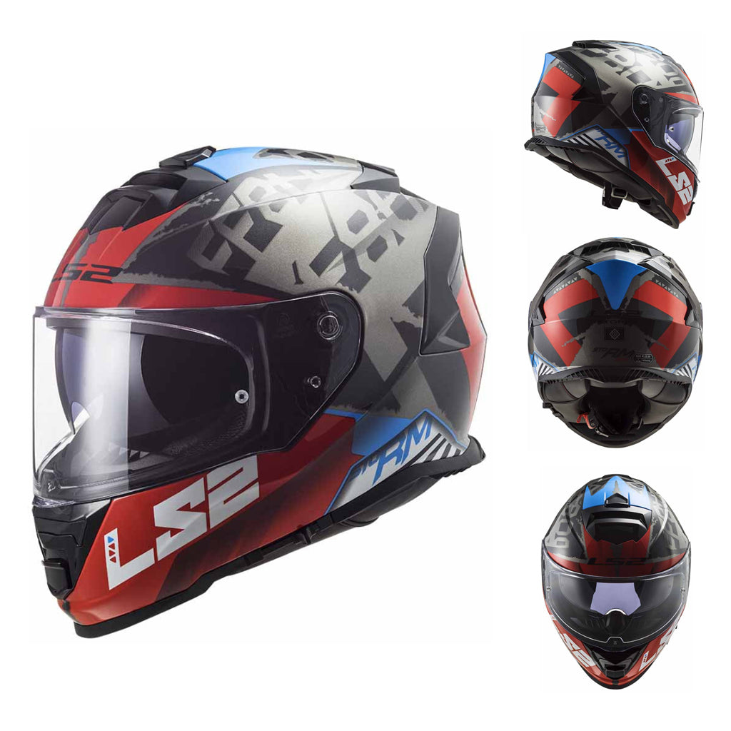 LS2 FF800 STORM MOTORCYCLE FULL FACE HELMET