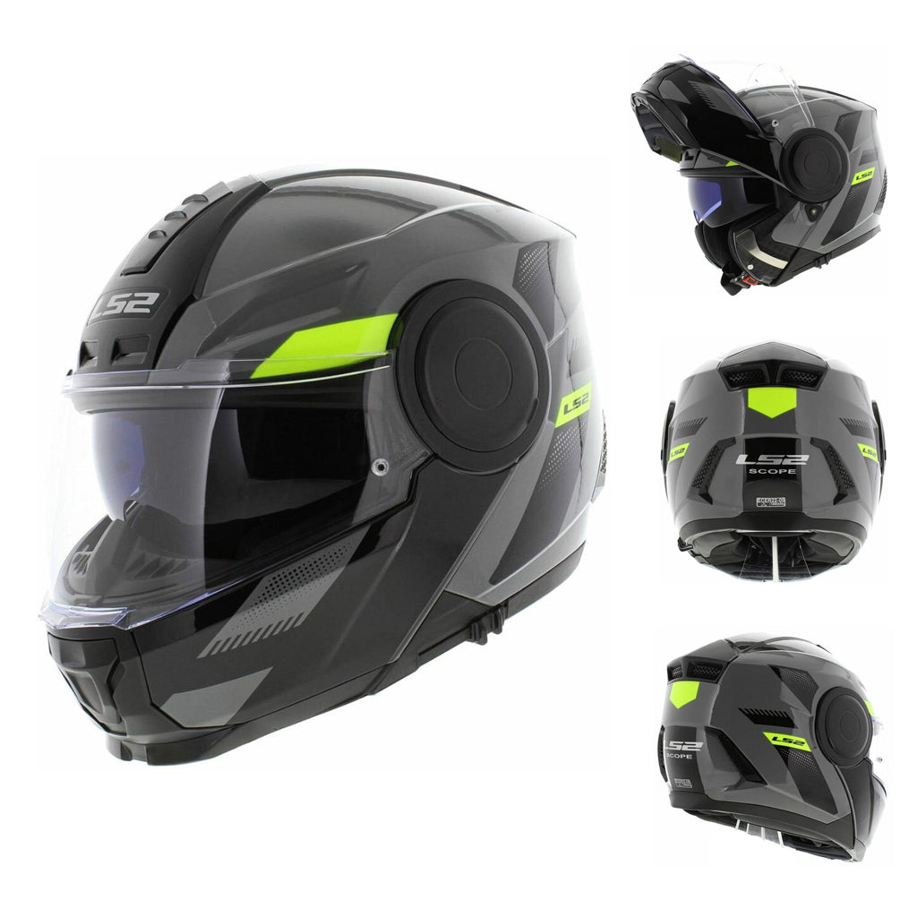 LS2 FF902 SCOPE MOTORCYCLE MODULAR HELMET