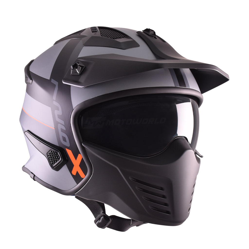 RYO RX-1 (FS-726) MOTORCYCLE OPEN FACE HELMET