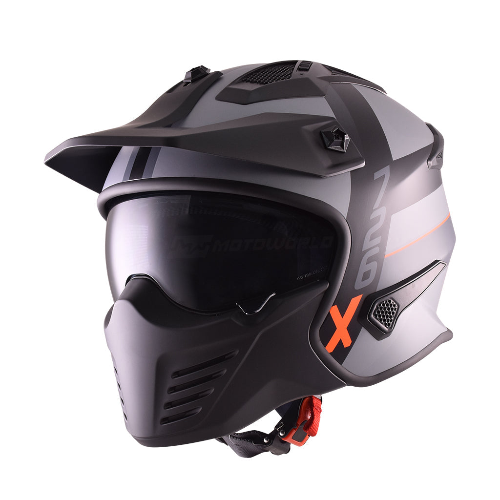 RYO RX-1 (FS-726) MOTORCYCLE OPEN FACE HELMET