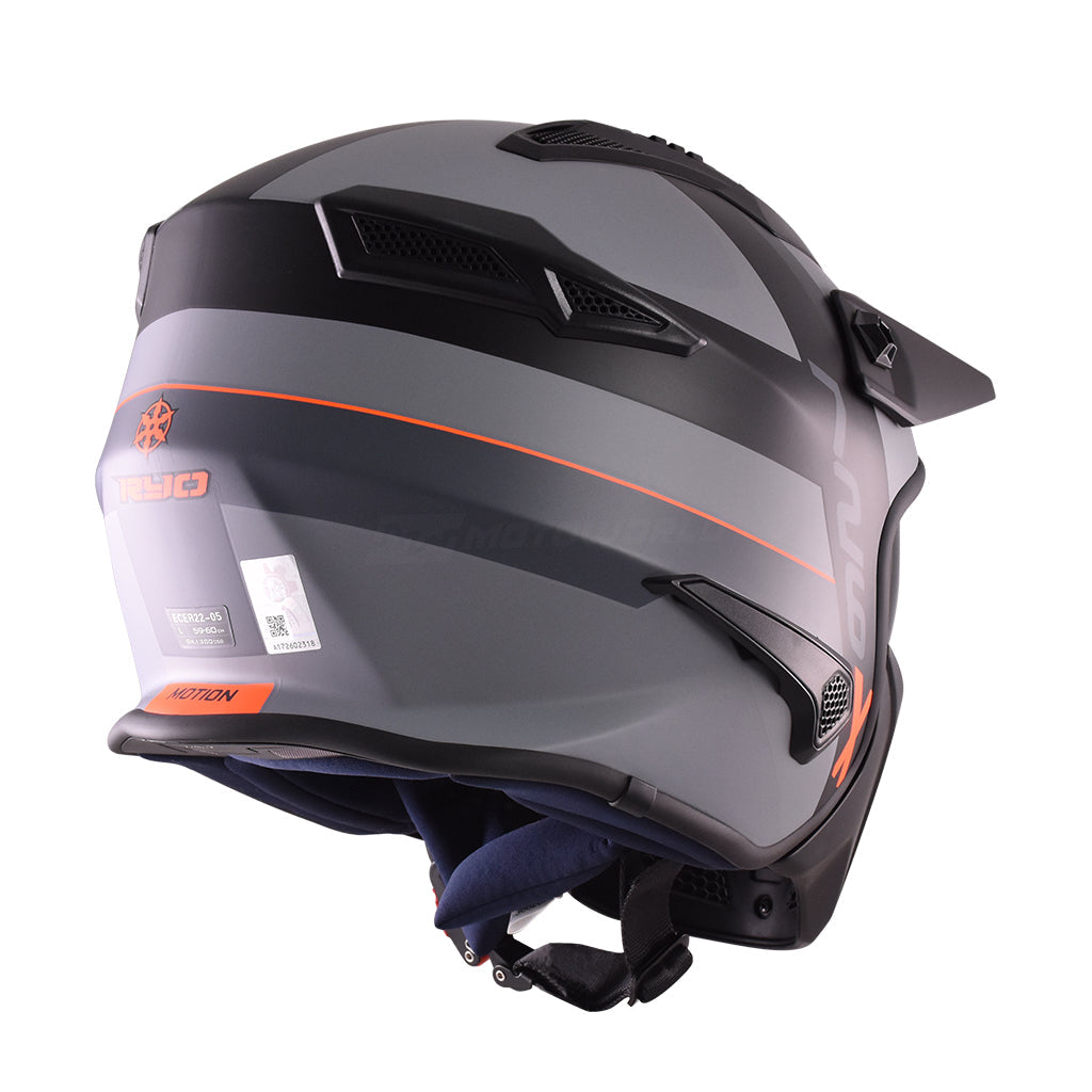 RYO RX-1 (FS-726) MOTORCYCLE OPEN FACE HELMET